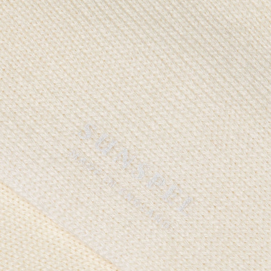 Sunspel Chunky Merino Sock Ecru