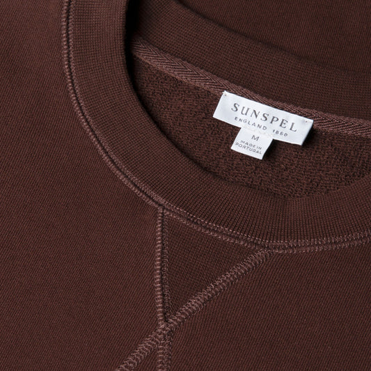 Sunspel Loopback Sweatshirt Truffle