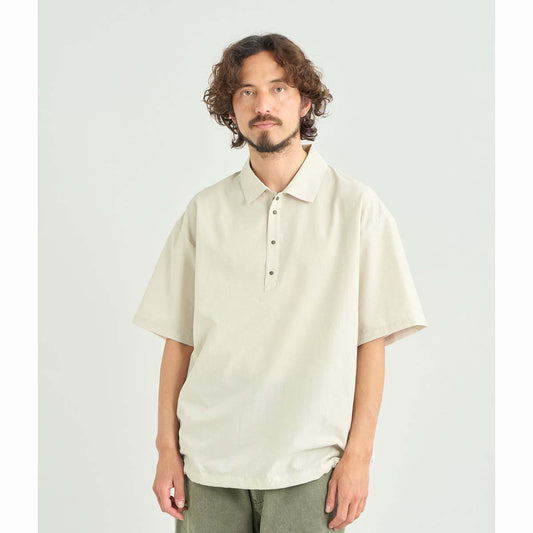 Nanga Dot Air Comfy Polo Shirt S.Beige