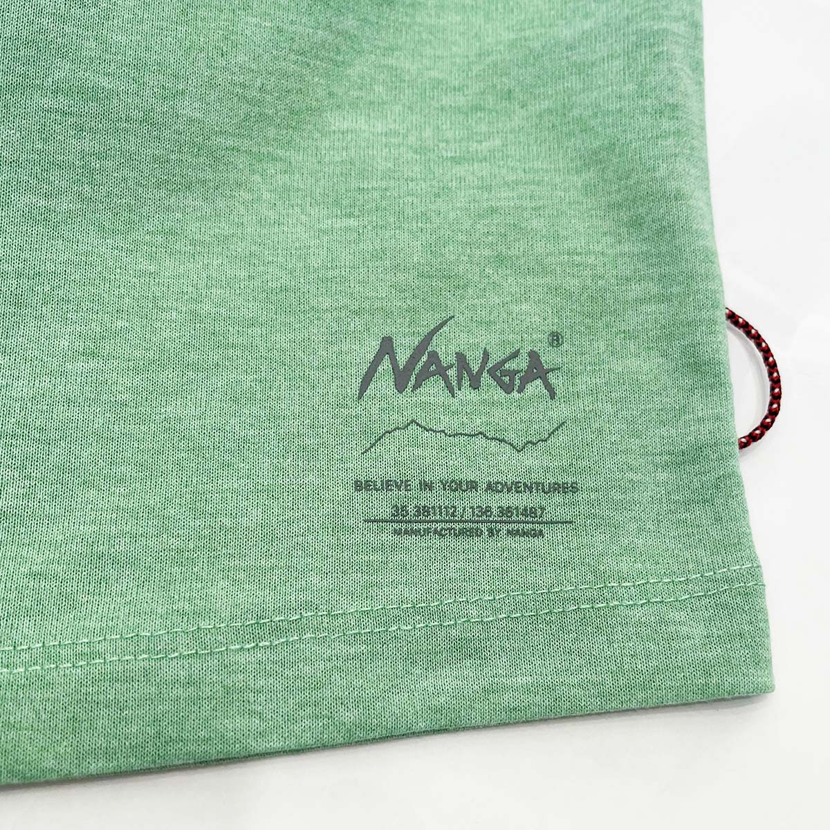 Nanga Dry Mix Raglan Sleeve Tee Green