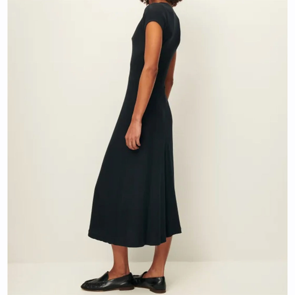 Sessun Nea Buttoned Mid Length Dress Moonless