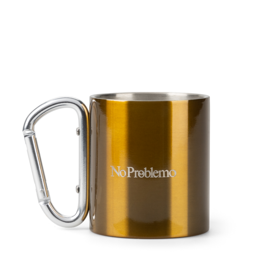 No Problemo Carabiner Mug Khaki