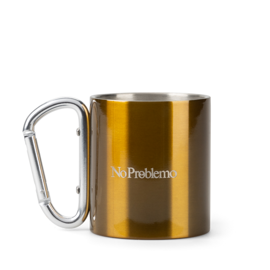 No Problemo Carabiner Mug Khaki