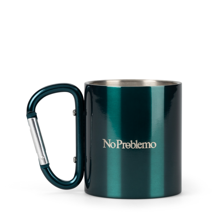 No Problemo Carabiner Mug Green