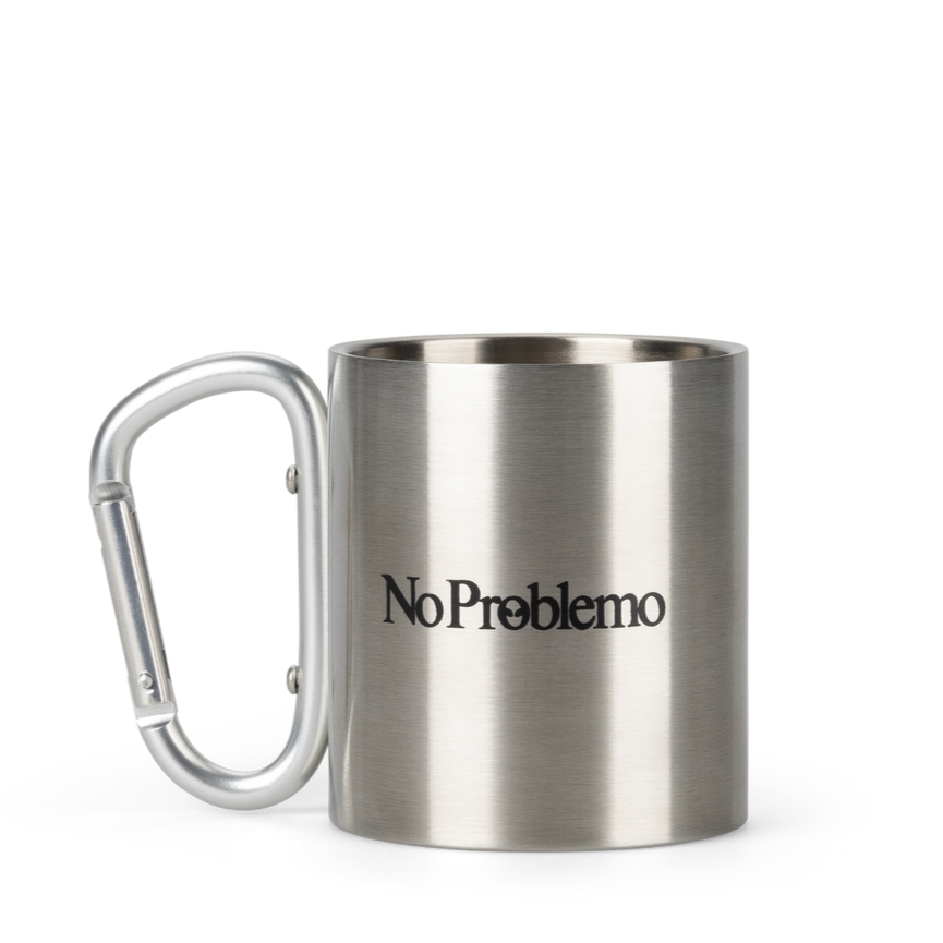 No Problemo Carabiner Mug Silver