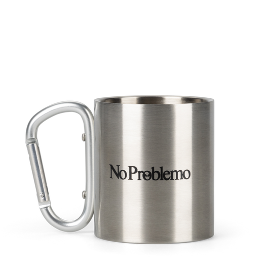 No Problemo Carabiner Mug Silver