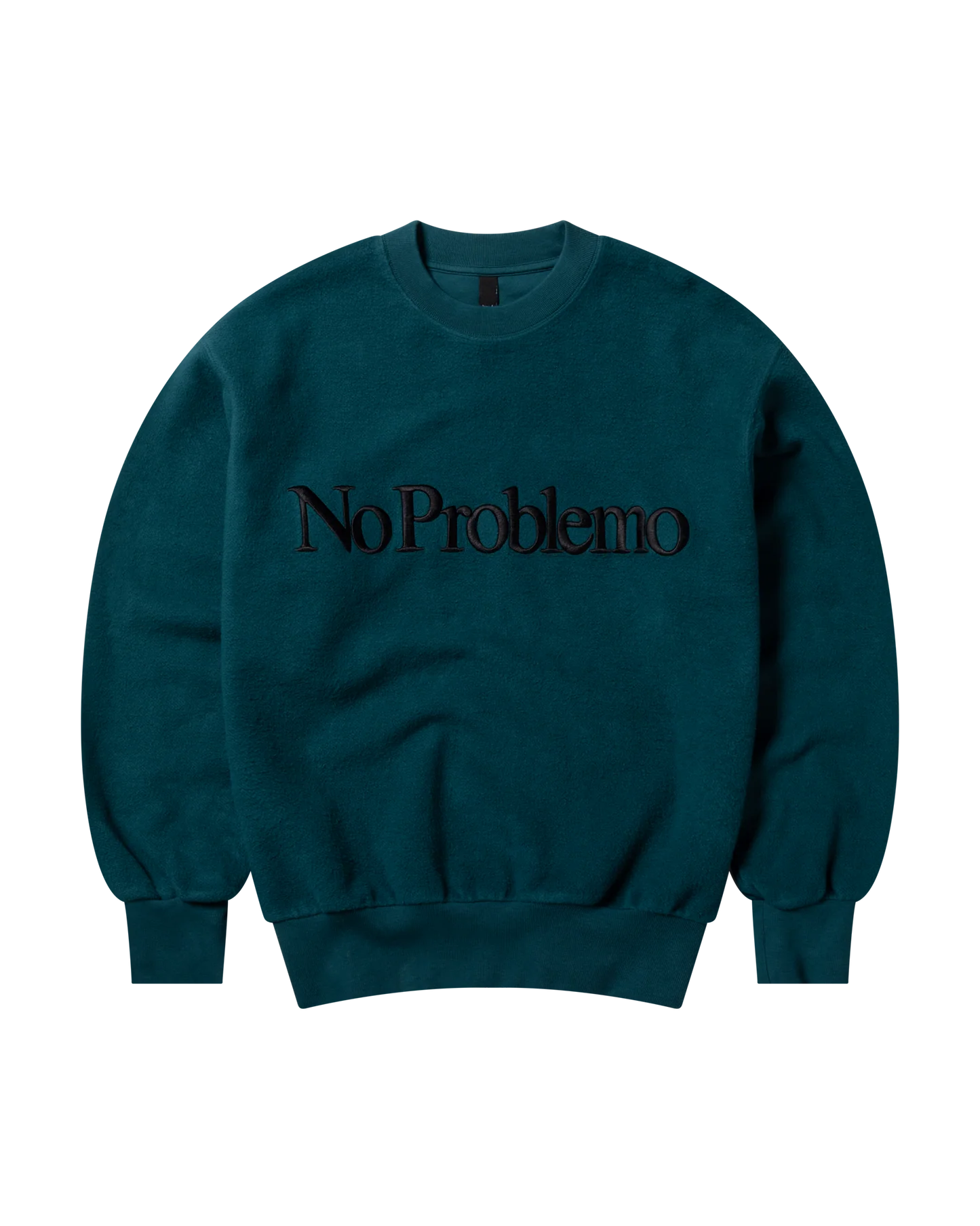 No Problemo Reverse Fleece Sweatshirt Teal