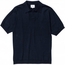 Load image into Gallery viewer, Norse Projects Leif Cotton Linen Polo Dark Navy
