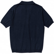Load image into Gallery viewer, Norse Projects Leif Cotton Linen Polo Dark Navy
