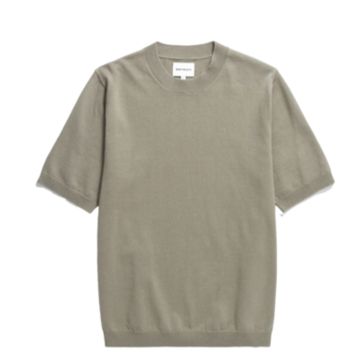 Norse Projects Rhys Cotton Linen T-shirt Clay
