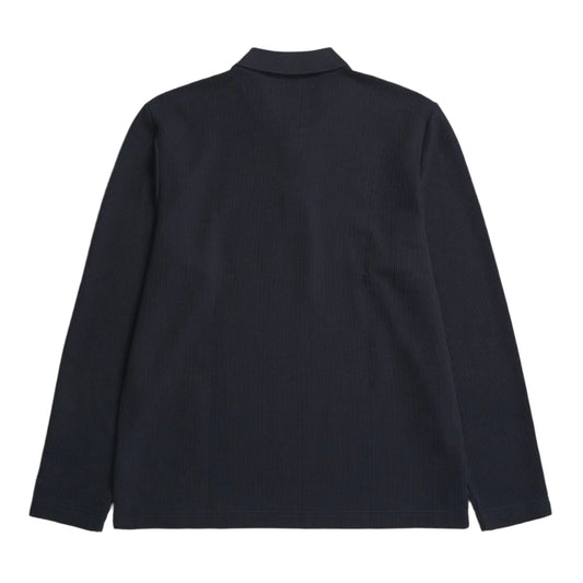 Norse Projects Ruben Double Face LS Polo Dark Navy