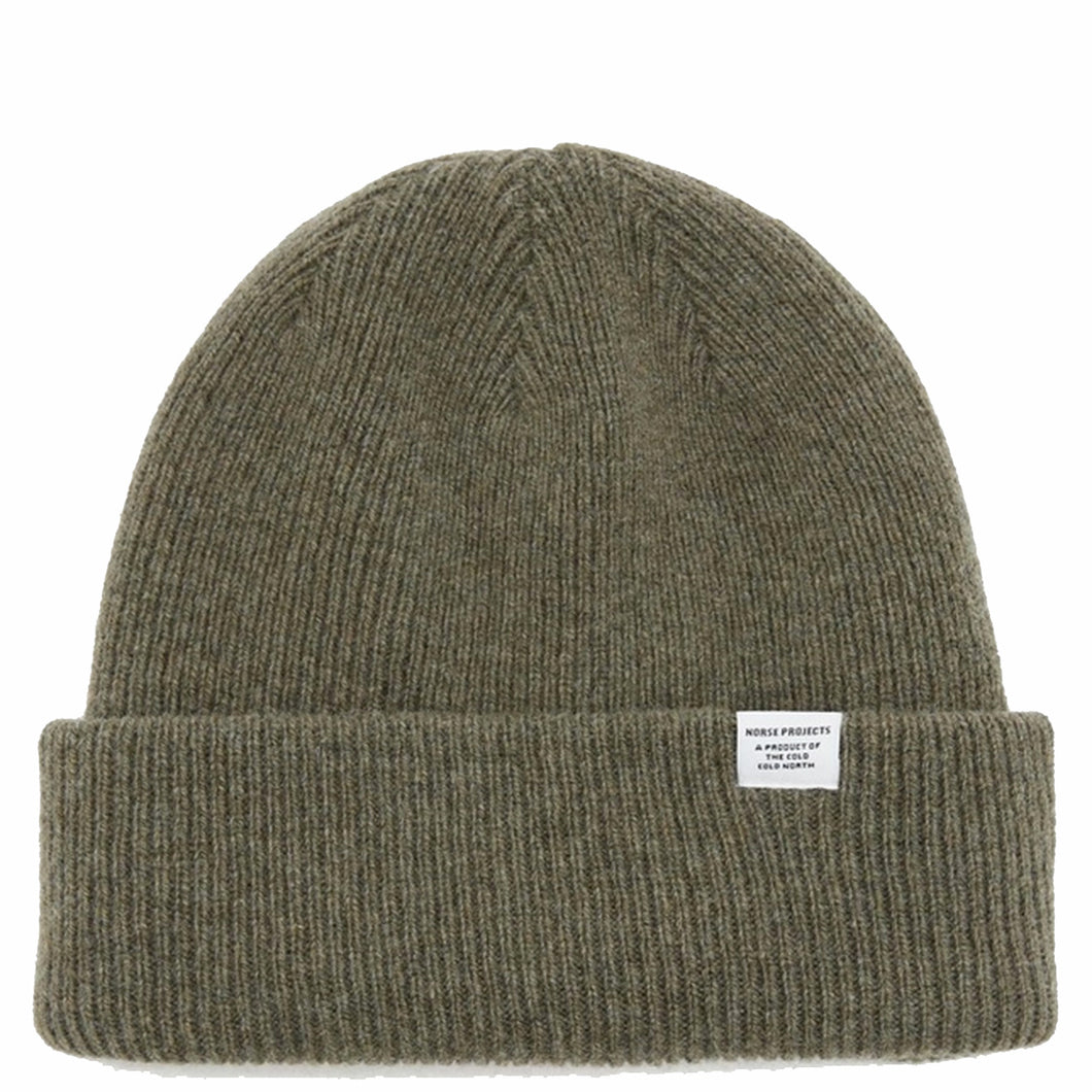 Norse Projects Norse Beanie Ivy Green