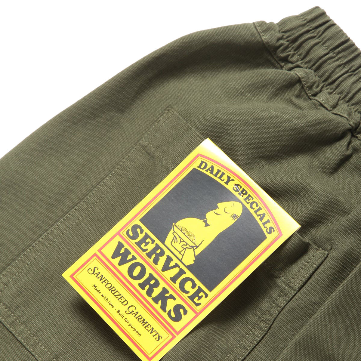 Service Works Classic Chef Shorts Olive
