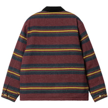 Load image into Gallery viewer, Carhartt WIP Oregon Jacket Starco Stripe/Bordeaux
