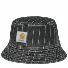 Load image into Gallery viewer, Carhartt WIP Orlean Bucket Hat Black/White Stonewashed

