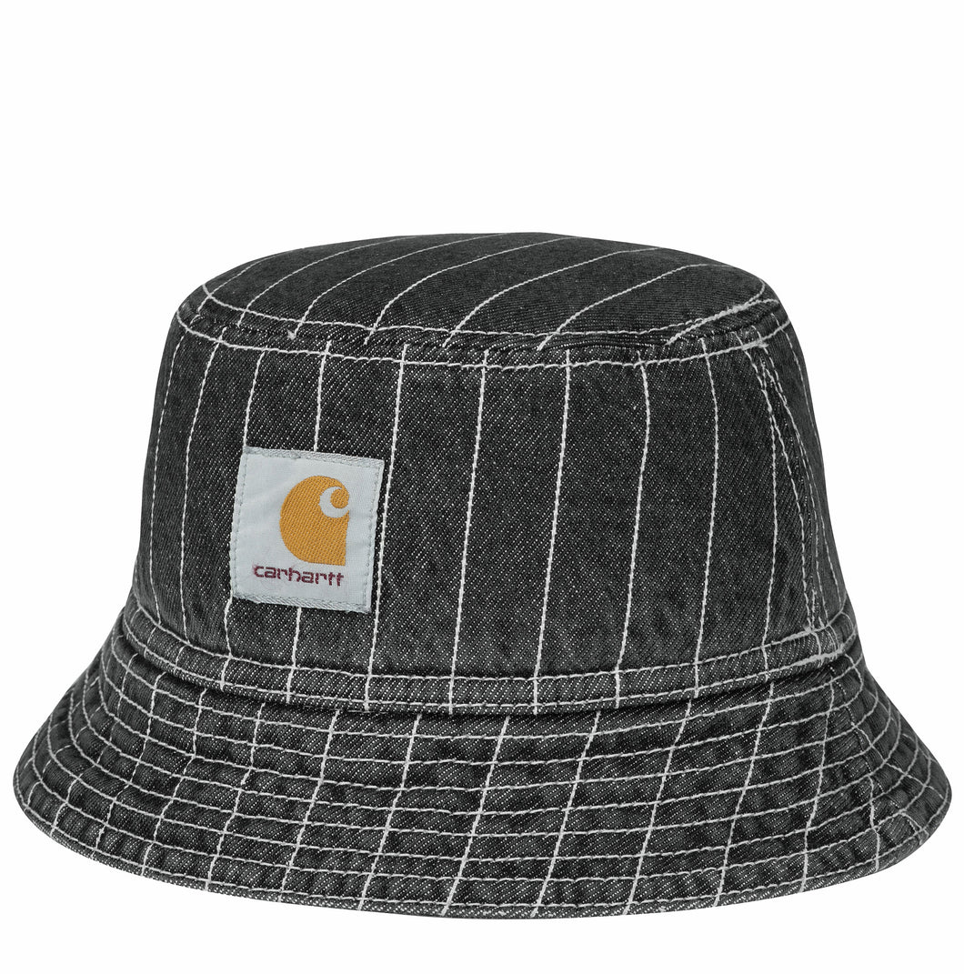 Carhartt WIP Orlean Bucket Hat Black/White Stonewashed