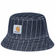 Load image into Gallery viewer, Carhartt WIP Orlean Bucket Hat Blue/White Stonewashed
