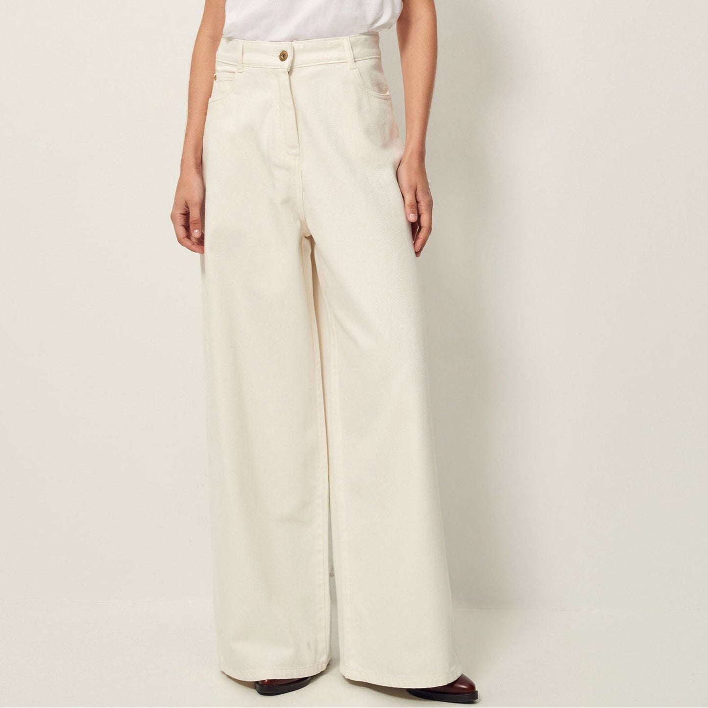 Sessun Dalt 5 Pocket Jean White