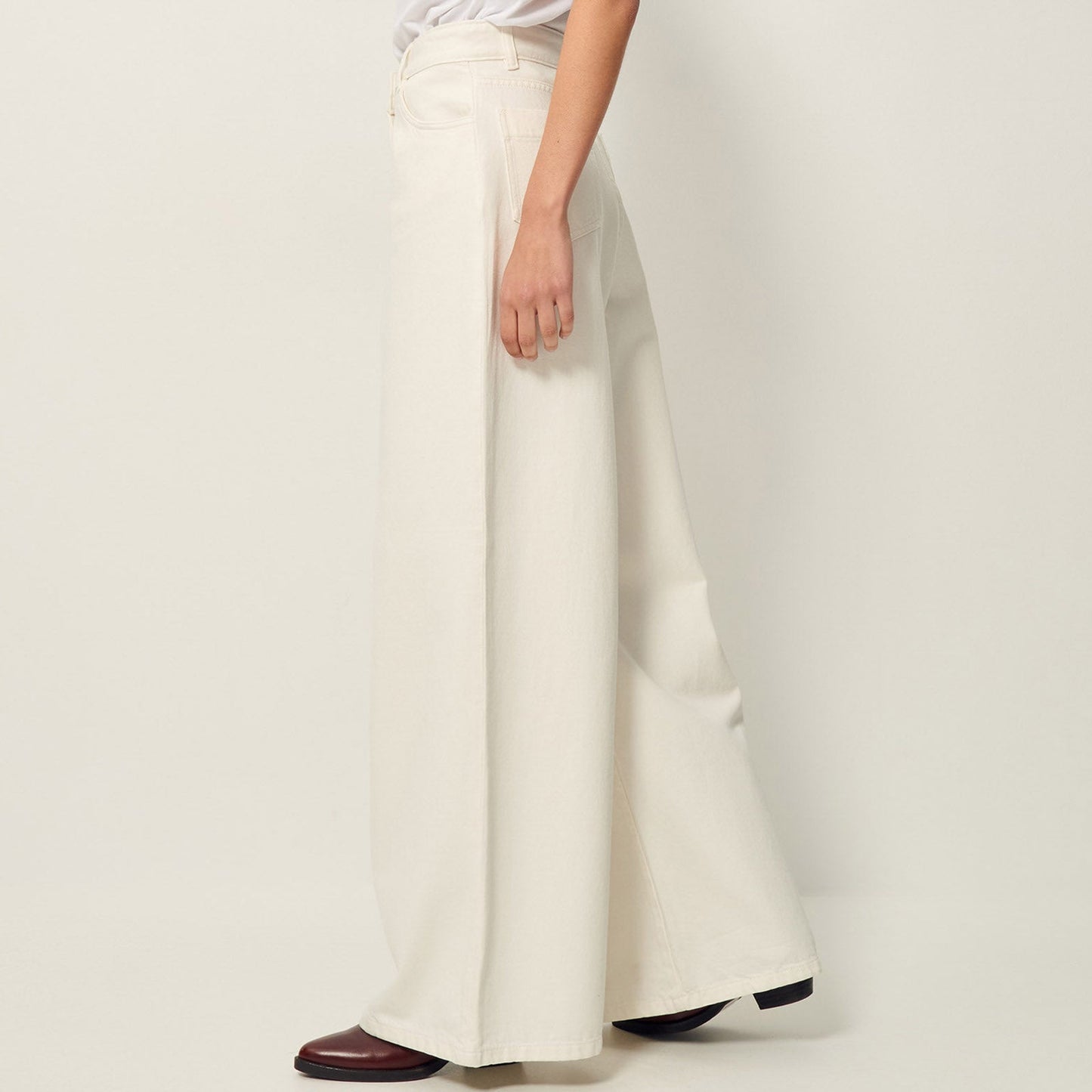 Sessun Dalt 5 Pocket Jean White