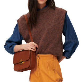 Sessun Fabinino Sleeveless Jumper Agate Brown