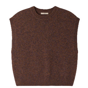 Sessun Fabinino Sleeveless Jumper Agate Brown