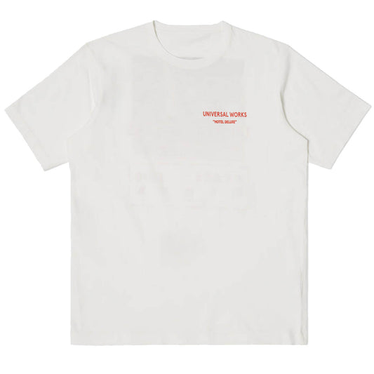 Universal Works Fruit Juice T Shirt Ecru