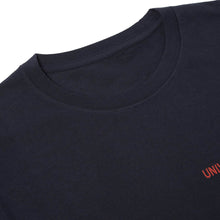 Load image into Gallery viewer, Universal Works Fruit Juice T Shirt Navy
