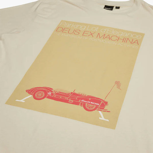 Deus Ex Machina Parking Lot T-Shirt Vintage White