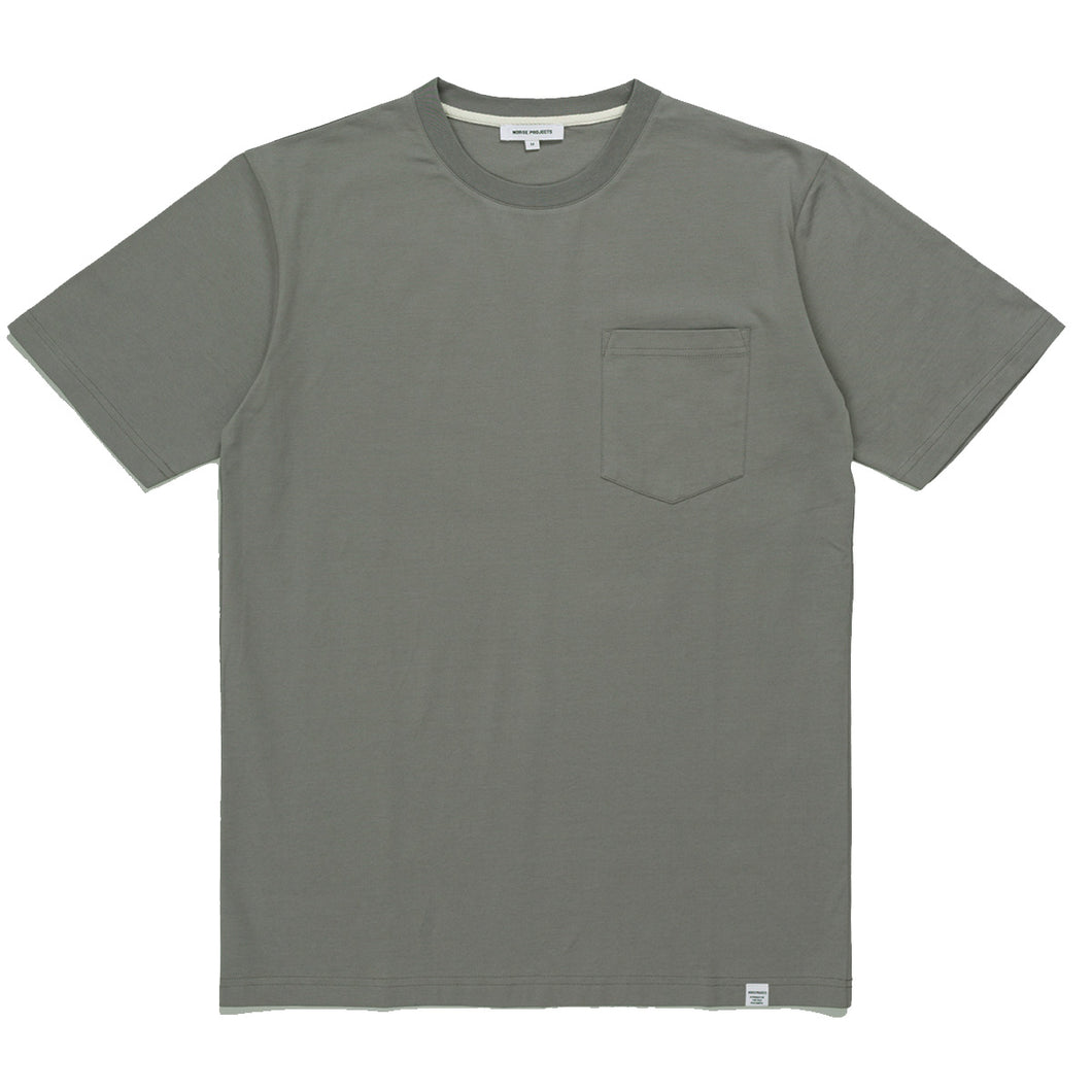 Norse Projects Johannes Standard Pocket SS Pewter