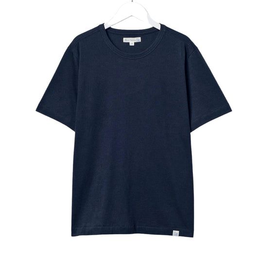Merz b. Schwanen Pima Cotton T-Shirt Dark Navy