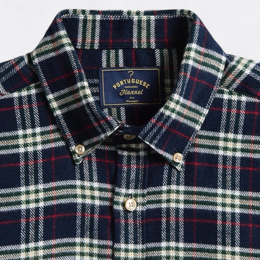 Portuguese Flannel Lamo LS Shirt Blue