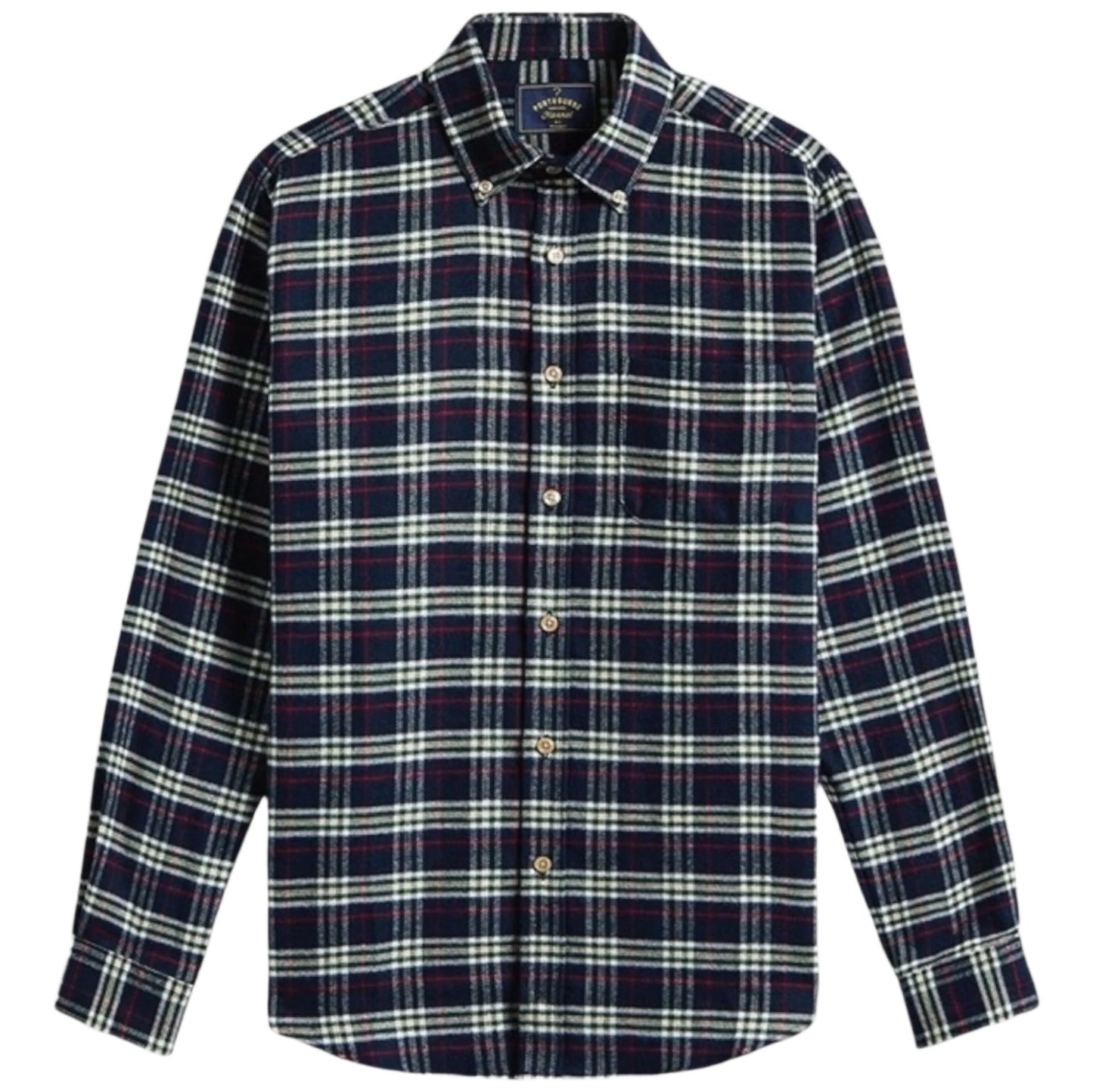 Portuguese Flannel Lamo LS Shirt Blue