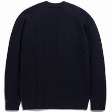 Load image into Gallery viewer, Norse Projects Roald Wool Cotton Rib Sweater Dark Navy
