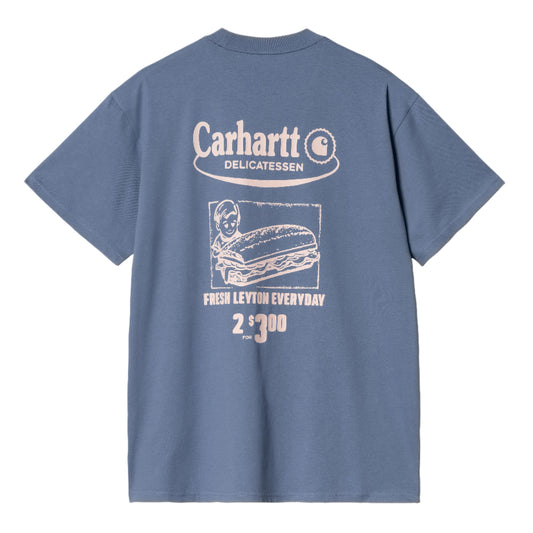 Carhartt WIP S/S Catalogue T-Shirt Blue Iris / Air Pink