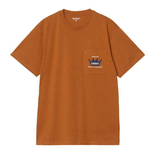 Carhartt WIP S/S Crown Pocket T-Shirt Sienna