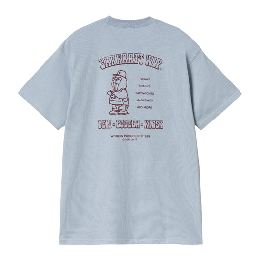Carhartt WIP S/S Sandwich T-Shirt Blue Fog
