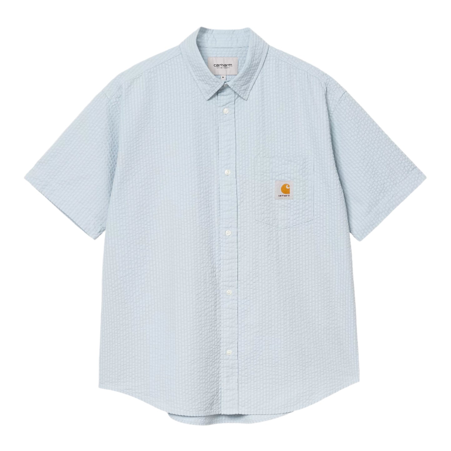 Carhartt WIP S/S Toland Shirt Stripe Blue Fog