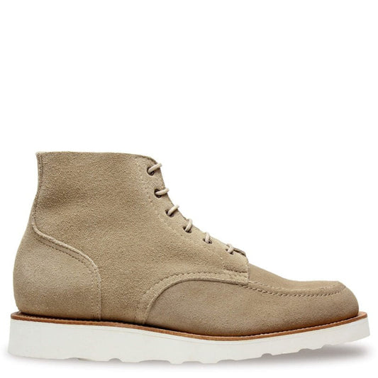 Sanders Wilson Milkshake Reverse Suede Apron Derby Boot