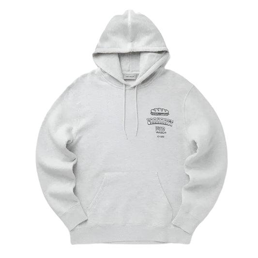 Carhartt WIP Hooded Sandwich Sweat Ash Heather / Blue