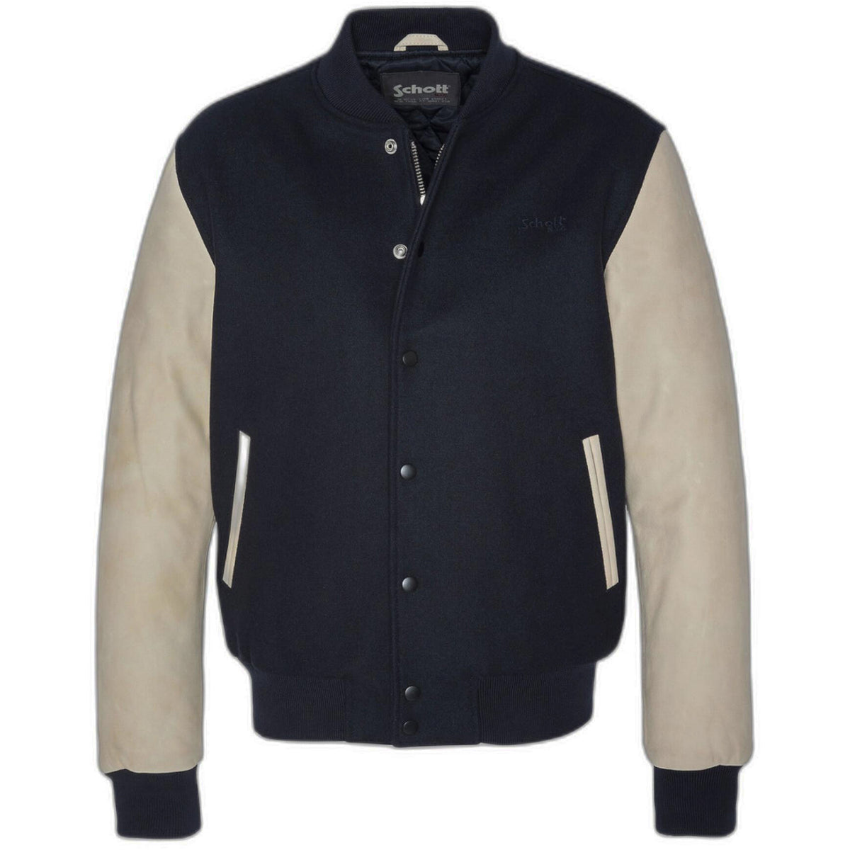 ジャケット・アウター Schott Wool W Riders Jacket Navy 38 ジャケット・アウター Schott Wool W Riders Jacket Navy 38 Schott