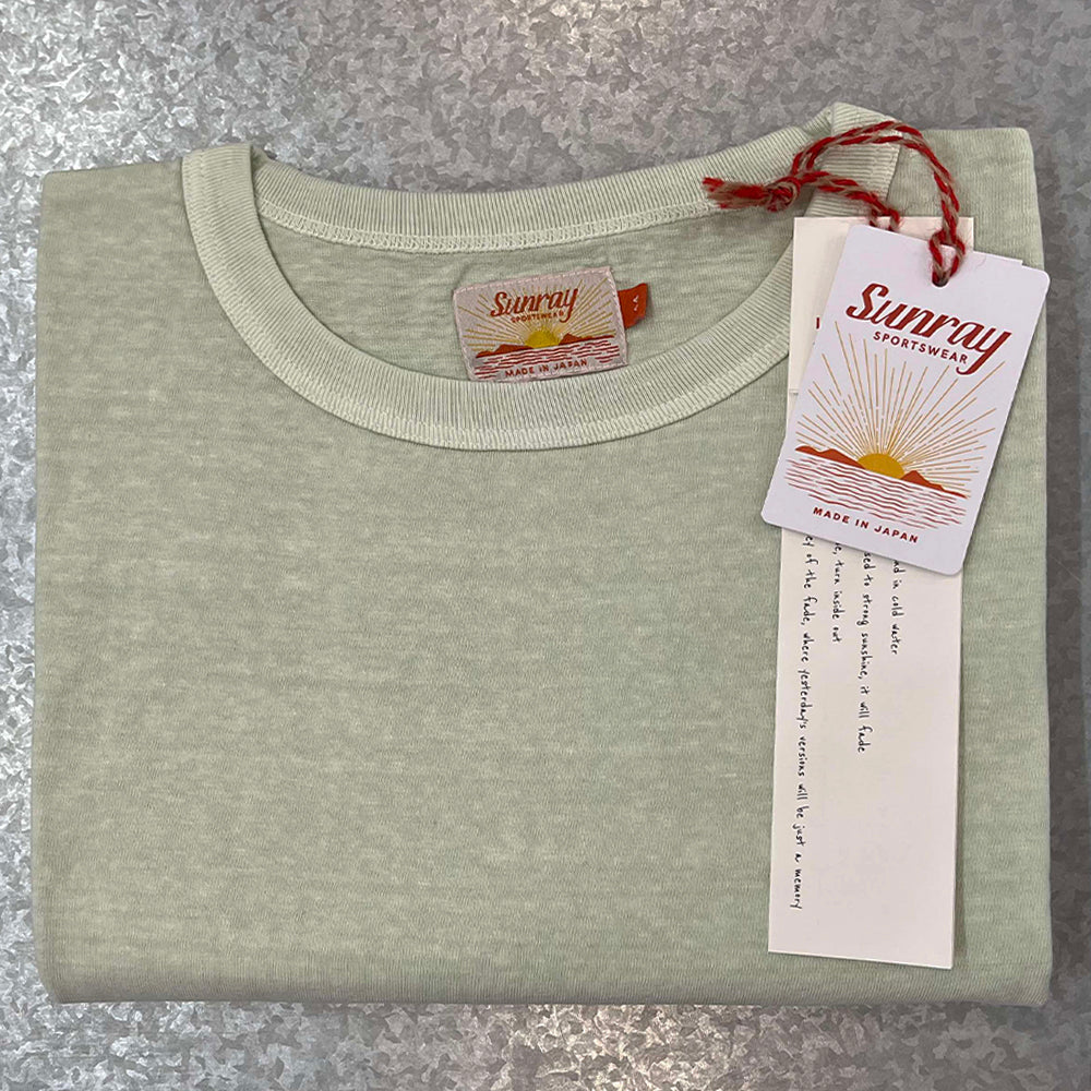 Sunray Sportswear Haleiwa SS T-Shirt Pigment Dye Sea Foam