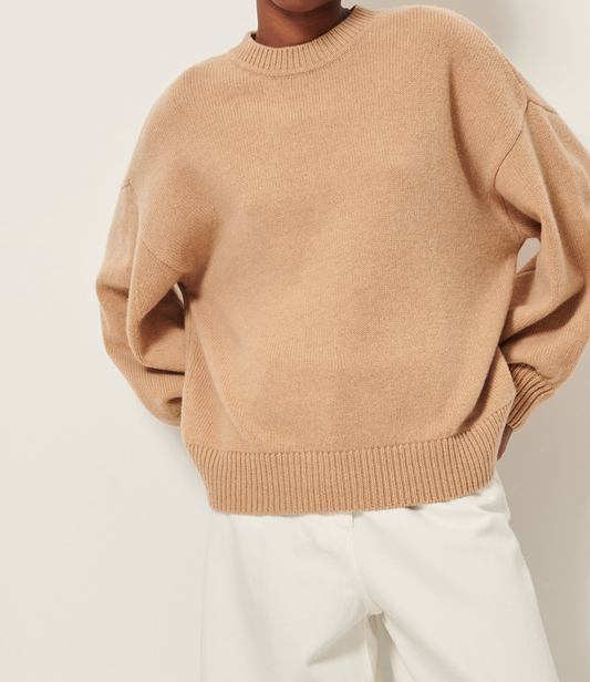 Sessun Beyeler Jumper Milk Tea