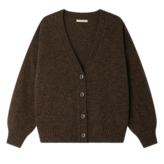 Sessun Sweet Munroe Oversized Cardigan Dark Stone