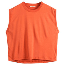 Load image into Gallery viewer, Sessun Deedoo Sleevless T-Shirt Tangerina
