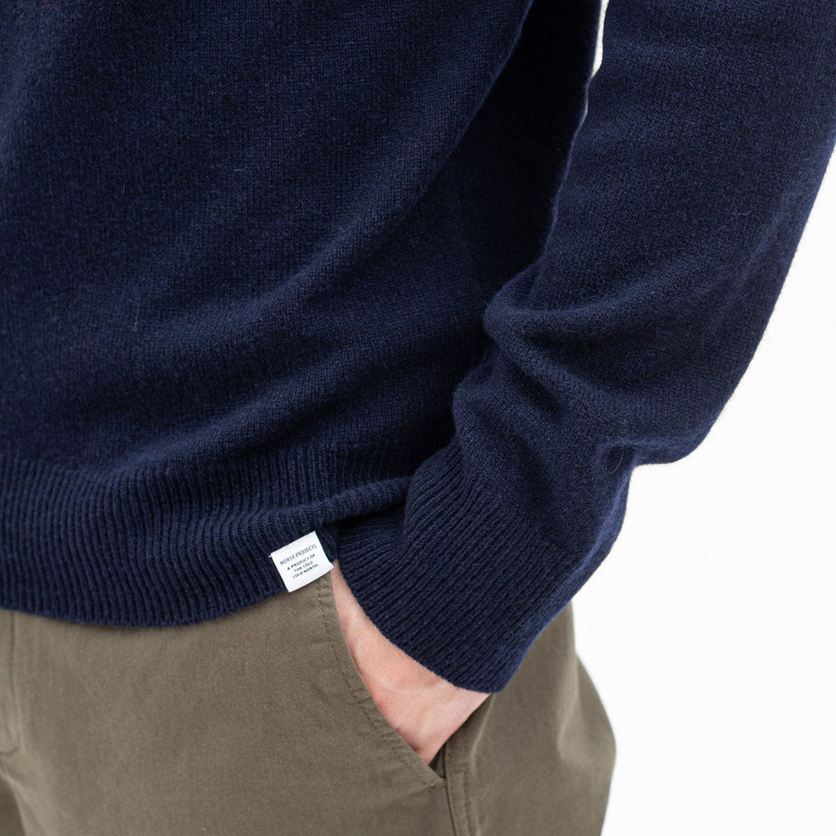 Norse Projects Sigfred Lambswool Dark Navy