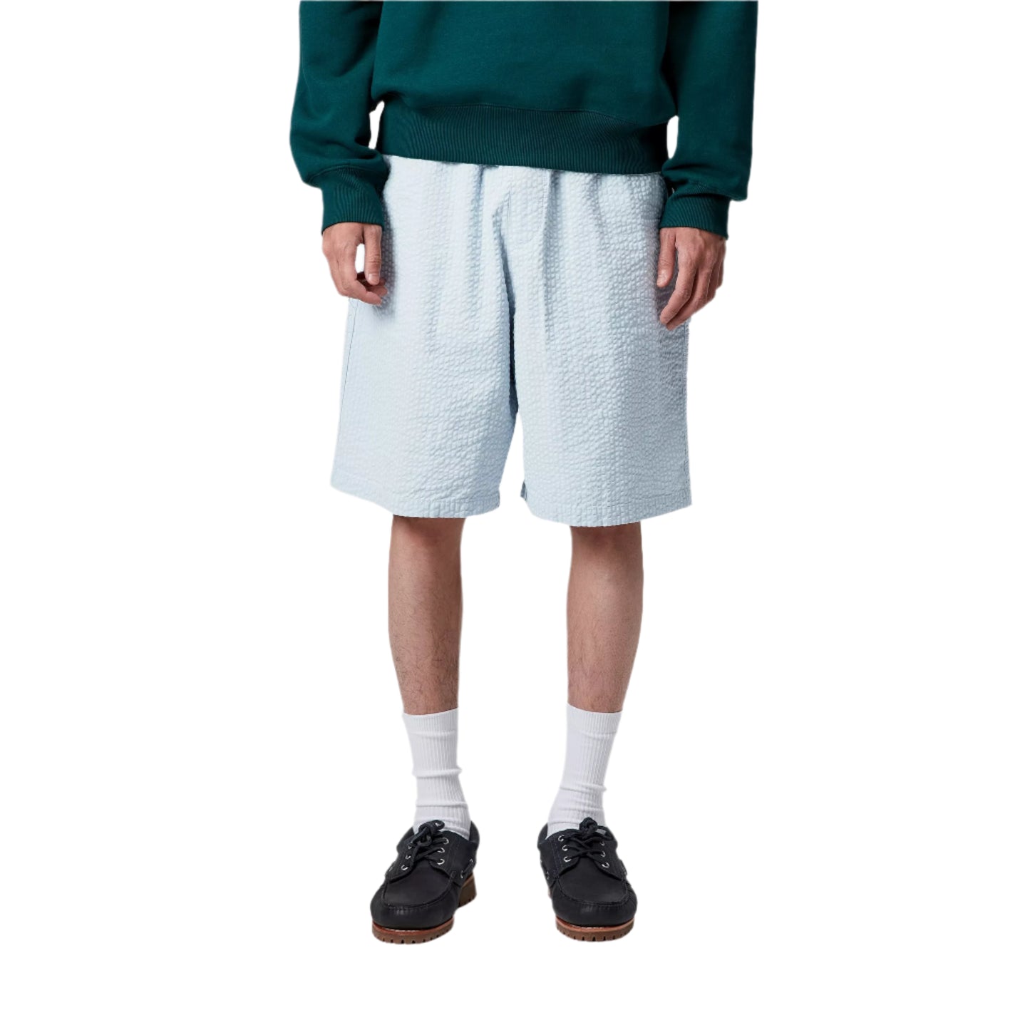Carhartt WIP Toland Short Toland Stripe Blue Fog