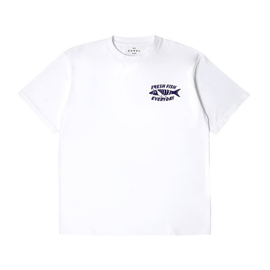 Edwin Monsieur Sakana T-Shirt White