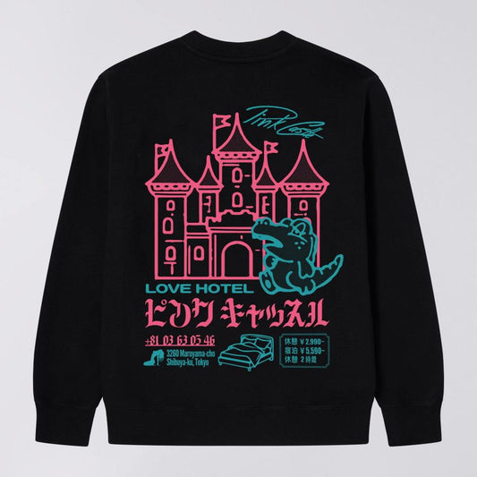 Edwin Pink Castle Sweat Sweat Black