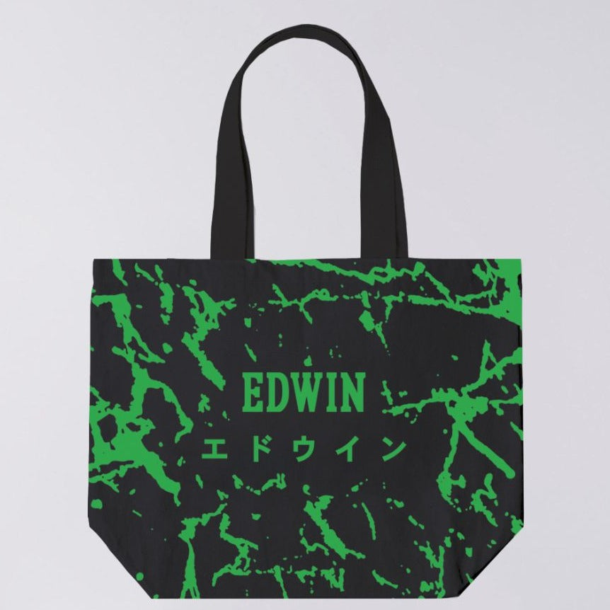Edwin Tote Bag Shopper Black Noctural Wandering