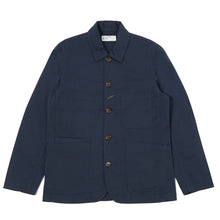 Load image into Gallery viewer, Universal Works Bakers Jacket Navy Twill

